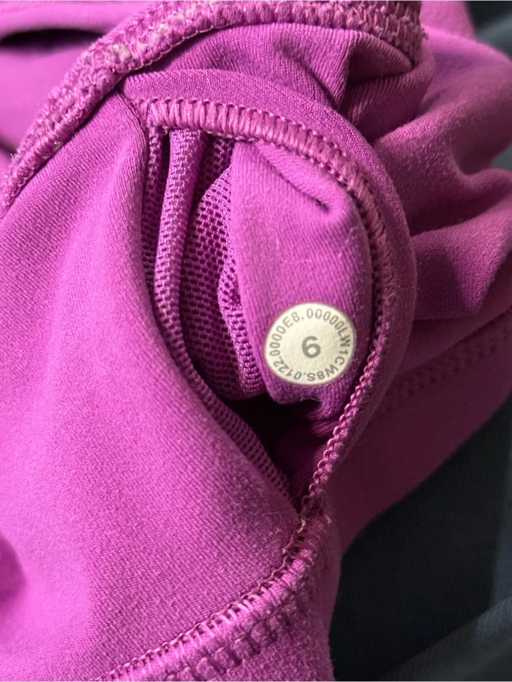 Lululemon Align Tank Top Crop Length Size 6 A/B Cup Magenta Purple